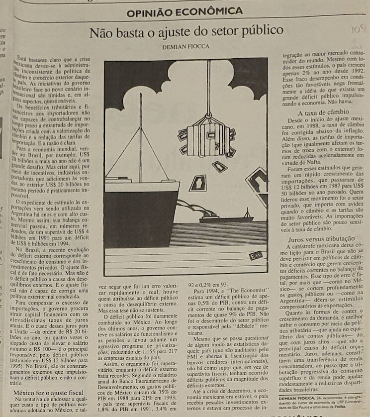 Demian Fiocca artigo opinião Folha de São Paulo